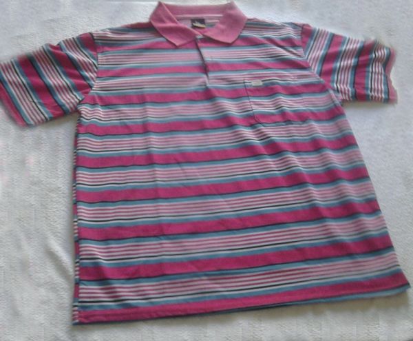 Camisa Polo Rosa